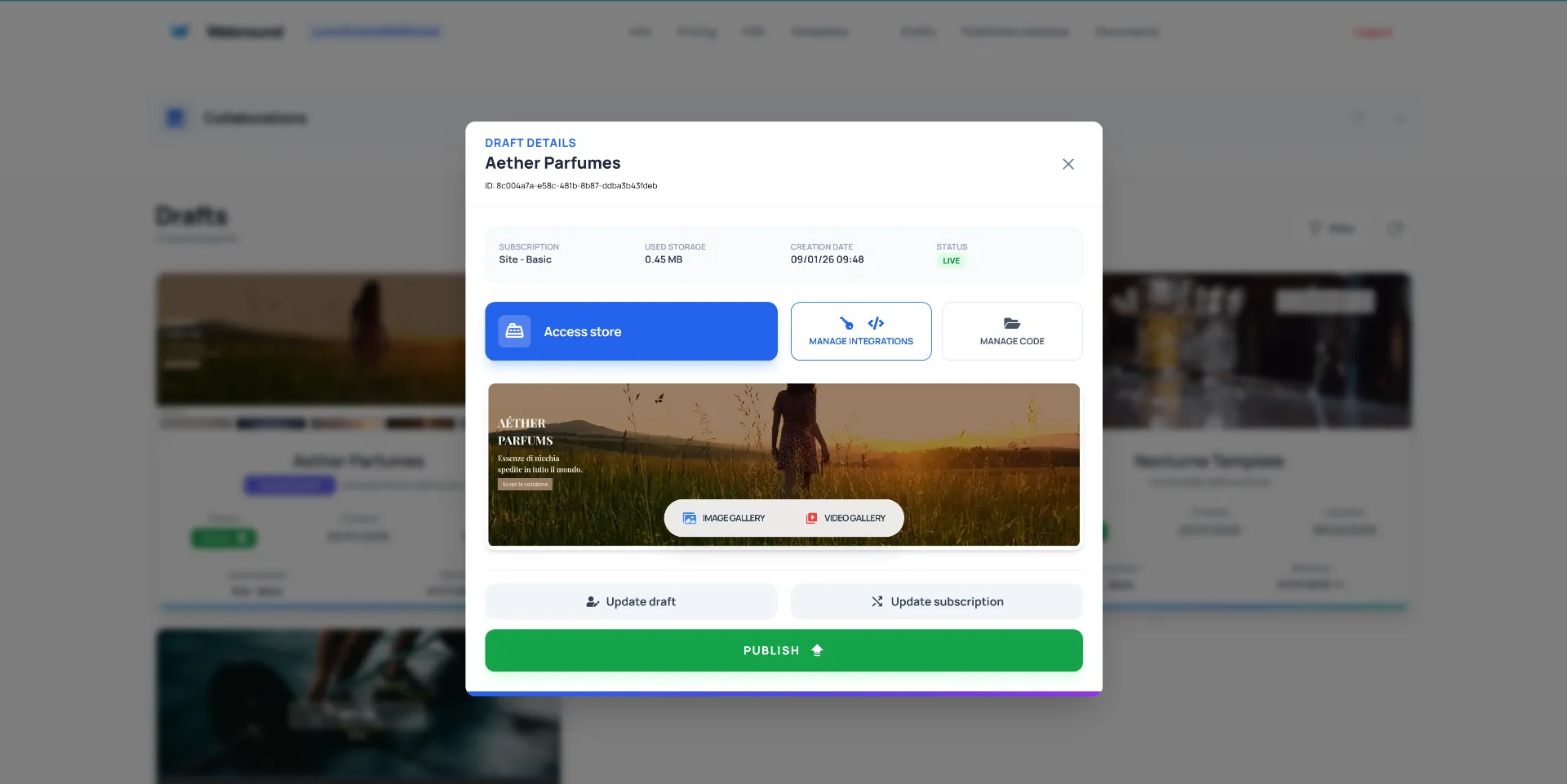 Webround Draft Integration Manager
